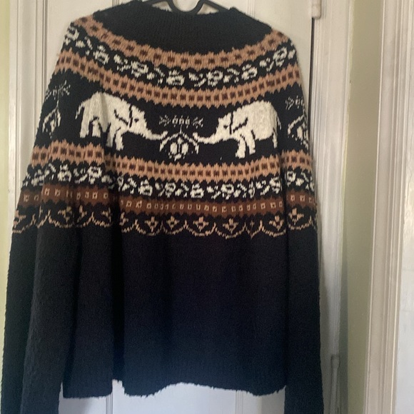 NWT free people Nellie sweater, sold out, size L - Picture 3 of 4